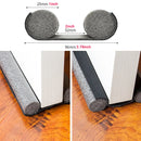 Door Bottoom Seal Strip Flexible Wind Noise Reduction Stopper Under Door Sealing Blocker Door Weatherstrip