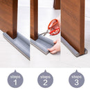 Door Bottoom Seal Strip Flexible Wind Noise Reduction Stopper Under Door Sealing Blocker Door Weatherstrip