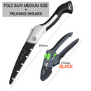 DTBD Plant Trim Horticulture Pruner Cut Secateur Shrub Garden Scissor Tool Branch Shear Orchard Pruning Shears Folding Saw Set