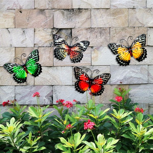 19 Styles 3D Metal Butterfly Decor Inspirational Wall Sculpture Hanging Indoor Outdoor For Home Garden Bedroom Wholesales