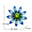 Metal Flower Wall Decor Art Sculpture Outdoor Hanging Ornament Aesthetic Home Room Garden Decoration Accessories Outdoor