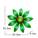 Metal Flower Wall Decor Art Sculpture Outdoor Hanging Ornament Aesthetic Home Room Garden Decoration Accessories Outdoor