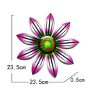 Metal Flower Wall Decor Art Sculpture Outdoor Hanging Ornament Aesthetic Home Room Garden Decoration Accessories Outdoor