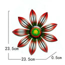 Metal Flower Wall Decor Art Sculpture Outdoor Hanging Ornament Aesthetic Home Room Garden Decoration Accessories Outdoor