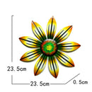 Metal Flower Wall Decor Art Sculpture Outdoor Hanging Ornament Aesthetic Home Room Garden Decoration Accessories Outdoor