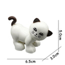 Big Size Building Blocks Animal Accessories Farm Figures Pig Rabbit Chicken Duck Dog Cat Bird horse Cow Sheep DIY Toys Gifts