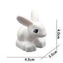 Big Size Building Blocks Animal Accessories Farm Figures Pig Rabbit Chicken Duck Dog Cat Bird horse Cow Sheep DIY Toys Gifts