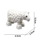 Big Size Building Blocks Animal Accessories Farm Figures Pig Rabbit Chicken Duck Dog Cat Bird horse Cow Sheep DIY Toys Gifts
