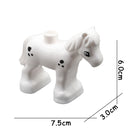 Big Size Building Blocks Animal Accessories Farm Figures Pig Rabbit Chicken Duck Dog Cat Bird horse Cow Sheep DIY Toys Gifts