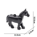 Big Size Building Blocks Animal Accessories Farm Figures Pig Rabbit Chicken Duck Dog Cat Bird horse Cow Sheep DIY Toys Gifts