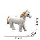 Big Size Building Blocks Animal Accessories Farm Figures Pig Rabbit Chicken Duck Dog Cat Bird horse Cow Sheep DIY Toys Gifts