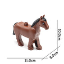 Big Size Building Blocks Animal Accessories Farm Figures Pig Rabbit Chicken Duck Dog Cat Bird horse Cow Sheep DIY Toys Gifts