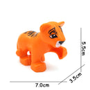 Big Size Building Blocks Animal Accessories Farm Figures Pig Rabbit Chicken Duck Dog Cat Bird horse Cow Sheep DIY Toys Gifts