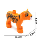 Big Size Building Blocks Animal Accessories Farm Figures Pig Rabbit Chicken Duck Dog Cat Bird horse Cow Sheep DIY Toys Gifts