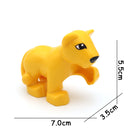Big Size Building Blocks Animal Accessories Farm Figures Pig Rabbit Chicken Duck Dog Cat Bird horse Cow Sheep DIY Toys Gifts