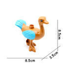 Big Size Building Blocks Animal Accessories Farm Figures Pig Rabbit Chicken Duck Dog Cat Bird horse Cow Sheep DIY Toys Gifts