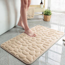 Xiaomi Non-Slip Bath Mat Cobblestone Embossed Bathroom Carpet Shower Room Doormat Memory Foam Absorbent Floor Mat Rugs for Home