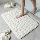 Xiaomi Non-Slip Bath Mat Cobblestone Embossed Bathroom Carpet Shower Room Doormat Memory Foam Absorbent Floor Mat Rugs for Home