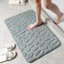 Xiaomi Non-Slip Bath Mat Cobblestone Embossed Bathroom Carpet Shower Room Doormat Memory Foam Absorbent Floor Mat Rugs for Home