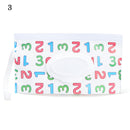 Hot Portable Baby Wet Wipe Pouch Wipes Holder Case Reusable Refillable Wet Wipe Bag Flip Cover Cute Outdoor Portable Tissue Box