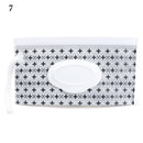Hot Portable Baby Wet Wipe Pouch Wipes Holder Case Reusable Refillable Wet Wipe Bag Flip Cover Cute Outdoor Portable Tissue Box