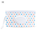 Hot Portable Baby Wet Wipe Pouch Wipes Holder Case Reusable Refillable Wet Wipe Bag Flip Cover Cute Outdoor Portable Tissue Box