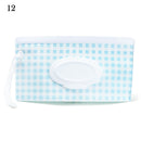 Hot Portable Baby Wet Wipe Pouch Wipes Holder Case Reusable Refillable Wet Wipe Bag Flip Cover Cute Outdoor Portable Tissue Box