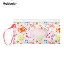 Hot Portable Baby Wet Wipe Pouch Wipes Holder Case Reusable Refillable Wet Wipe Bag Flip Cover Cute Outdoor Portable Tissue Box