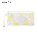 Hot Portable Baby Wet Wipe Pouch Wipes Holder Case Reusable Refillable Wet Wipe Bag Flip Cover Cute Outdoor Portable Tissue Box