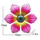 Metal Flower Wall Decor Art Sculpture Outdoor Hanging Ornament Aesthetic Home Room Garden Decoration Accessories Outdoor