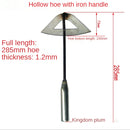 1pc All-steel Hardened Hollow Hoe Handheld Weeding Rake Planting Vegetable Farm Garden Agriculture Tool Weeding Accessories
