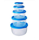 5 Pieces Sets plastic Lunch Box Portable Bowl  Food Container Lunchbox Eco-Friendly Food  Storage Boxes Kitchen Seal Box