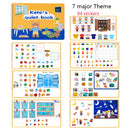 Kid Quiet Busy Book Montessori Baby Educational Toy Pasture Friut Animal Sorting Match Game Baby Sticker Toy for Child Book Gift