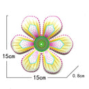 Metal Flower Wall Decor Art Sculpture Outdoor Hanging Ornament Aesthetic Home Room Garden Decoration Accessories Outdoor