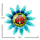 Metal Flower Wall Decor Art Sculpture Outdoor Hanging Ornament Aesthetic Home Room Garden Decoration Accessories Outdoor