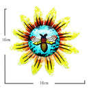 Metal Flower Wall Decor Art Sculpture Outdoor Hanging Ornament Aesthetic Home Room Garden Decoration Accessories Outdoor