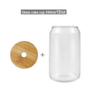 12/20oz Nordic Minimalist Glass Cup Transparent Drinking Utensil Coffee Wine Milk Beer Cola Juice Cold Drinkware Handmade Can