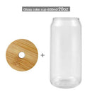 12/20oz Nordic Minimalist Glass Cup Transparent Drinking Utensil Coffee Wine Milk Beer Cola Juice Cold Drinkware Handmade Can