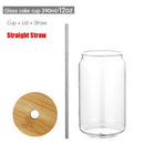 12/20oz Nordic Minimalist Glass Cup Transparent Drinking Utensil Coffee Wine Milk Beer Cola Juice Cold Drinkware Handmade Can